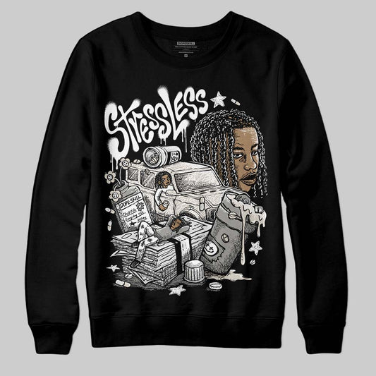 Jordan 3 Retro Pure Money DopeSkill Sweatshirt Stressless Graphic Streetwear - Black