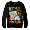 Jordan 7 Citrus DopeSkill Sweatshirt Sorry I've Been Trappin Graphic Streetwear - Black