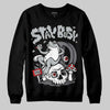 Jordan 4 “Fear” DopeSkill Sweatshirt Stay Busy Graphic Streetwear - Black