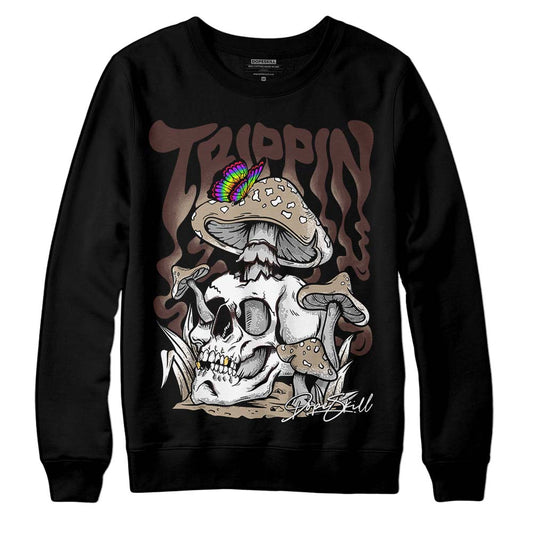 Jordan 1 High OG “Latte” DopeSkill Sweatshirt Trippin Graphic Streetwear - Black