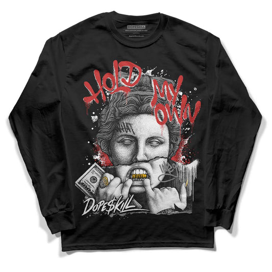 Jordan 1 High OG “Black/White” DopeSkill Long Sleeve T-Shirt Hold My Own Graphic Streetwear - Black