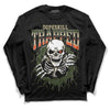 Olive Sneakers DopeSkill Long Sleeve T-Shirt Trapped Halloween Graphic Streetwear - Black