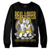 Jordan 4 Retro “Vivid Sulfur” DopeSkill Sweatshirt Real Lover Graphic Streetwear - Black 