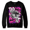 Pink Sneakers DopeSkill Sweatshirt Don't Quit Graphic Streetwear - Black