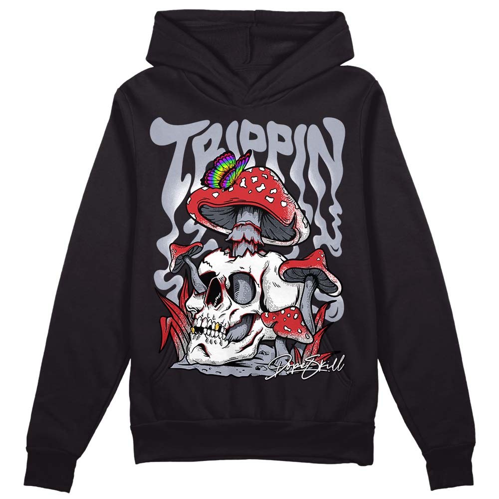 Jordan 4 “Bred Reimagined” DopeSkill Hoodie Sweatshirt Trippin Graphic Streetwear - Black