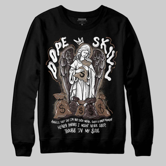 SoleFly x Air Jordan 12 Retro SP 'Cafecito/Baroque Brown' DopeSkill Sweatshirt Angels Graphic Streetwear - Black