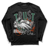 Dunk Low Team Dark Green Orange DopeSkill Long Sleeve T-Shirt Trust No One Graphic Streetwear - Black 