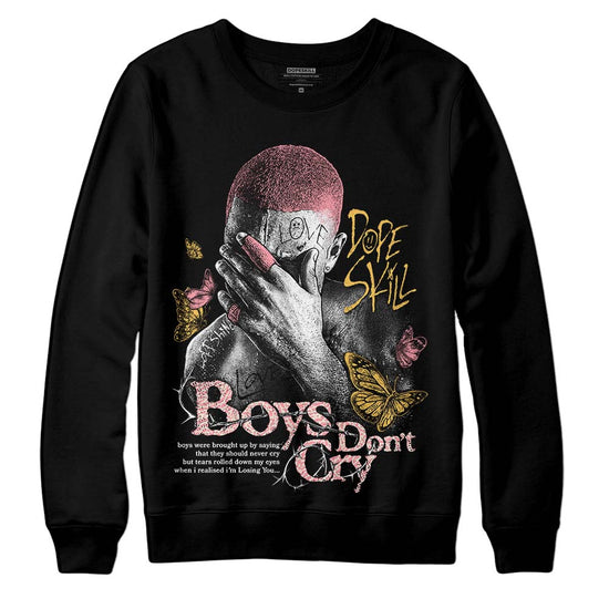 Jordan 3 GS “Red Stardust” DopeSkill Sweatshirt Boys Don't Cry Graphic Streetwear - Black