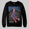 Jordan 1 Low Travis Scott x Fragment DopeSkill Sweatshirt Thunder Dunk Graphic Streetwear - Black