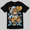 Vans Knu Stack Vintage Satin Dream Blue DopeSkill T-Shirt Broken Bear Graphic Streetwear - Black