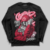 Dunk Low Valentine's Day (2026) DopeSkill Long Sleeve T-Shirt Grind Pray Graphic Streetwear - Black