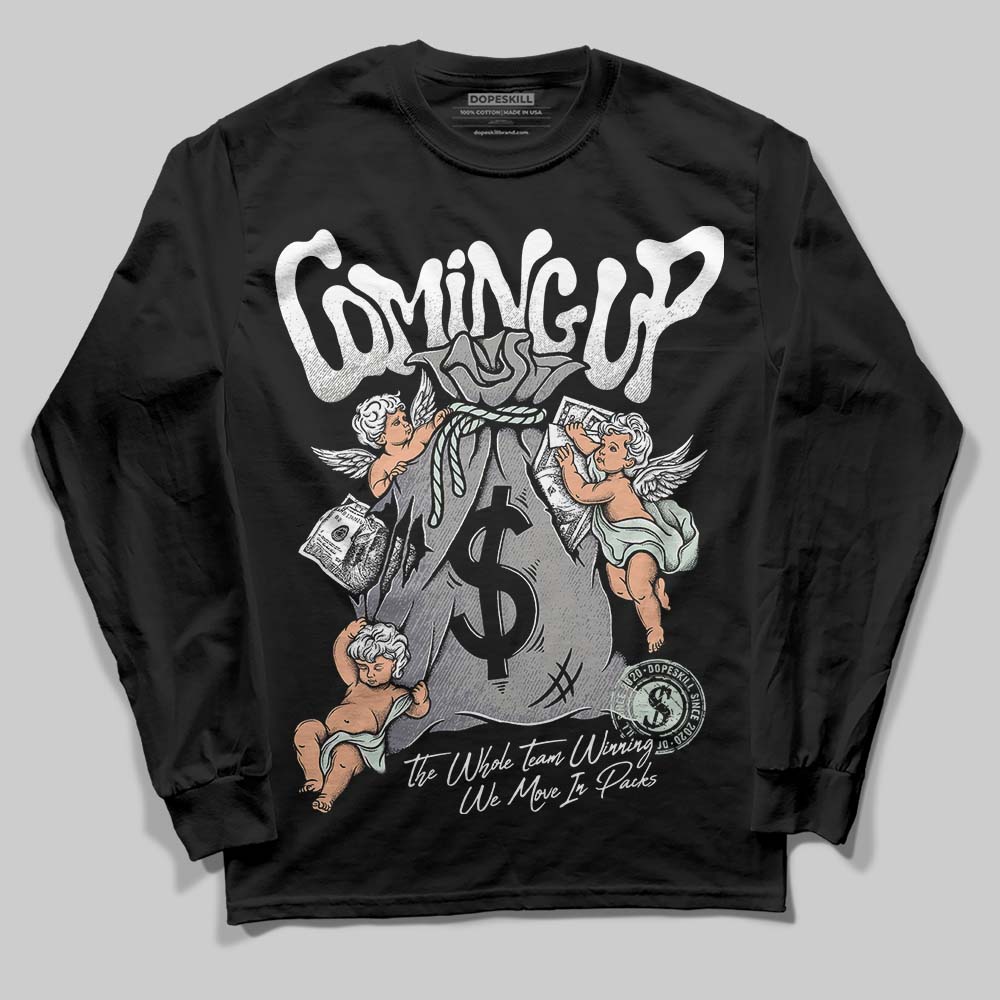 Jordan 1 Retro Low OG Year of the Snake (2025) DopeSkill Long Sleeve T-Shirt Money Bag Coming Up Graphic Streetwear - Black