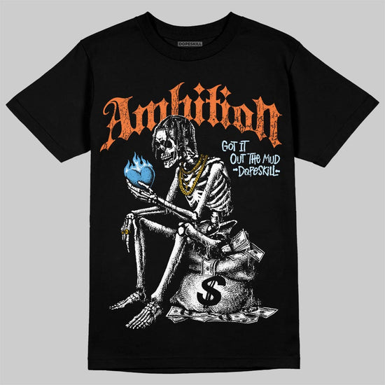 Jordan 1 Retro High Virgil Abloh Archive Alaska DopeSkill T-Shirt Ambition Graphic Streetwear - black