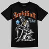 Jordan 1 Retro High Virgil Abloh Archive Alaska DopeSkill T-Shirt Ambition Graphic Streetwear - black