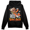 Jordan 3 Georgia Peach DopeSkill Hoodie Sweatshirt Born To Be Rich Graphic Streetwear - Black