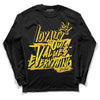 Jordan 4 Retro “Vivid Sulfur” DopeSkill Long Sleeve T-Shirt LOVE Graphic Streetwear - Black