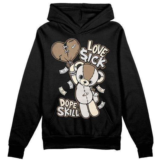 Jordan 5 SE “Sail” DopeSkill Hoodie Sweatshirt Love Sick Graphic Streetwear - Black