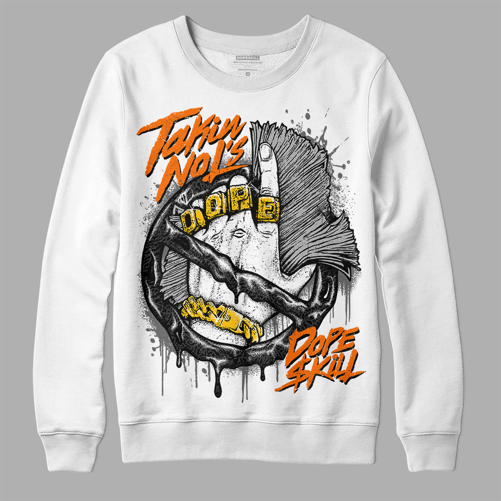 Jordan 3 Retro 'Fear Pack' DopeSkill Sweatshirt Takin No L's Graphic Streetwear - White 