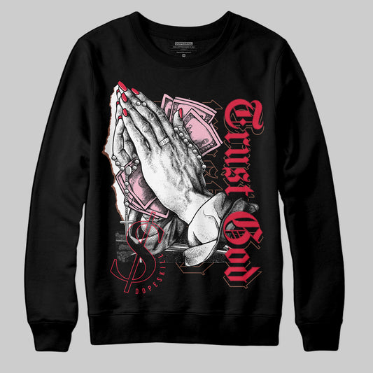 Dunk Low PRM Bacon DopeSkill Sweatshirt Trust God Graphic Streetwear - Black