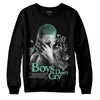 Jordan 3 "Green Glow" DopeSkill Sweatshirt Boys Don't Cry Graphic Streetwear - Black 