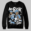 Jordan 12 Retro 'Melo' DopeSkill Sweatshirt No Risk No Story Graphic Streetwear - Black