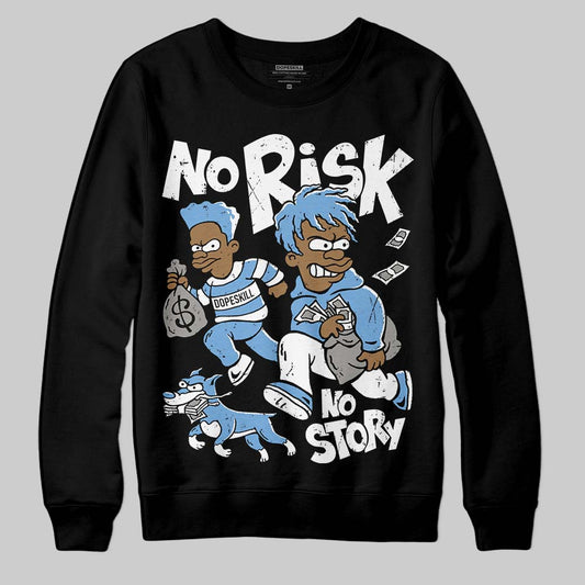 Jordan 12 Retro 'Melo' DopeSkill Sweatshirt No Risk No Story Graphic Streetwear - Black