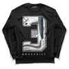 Jordan 3 "Midnight Navy" DopeSkill Long Sleeve T-Shirt No.3 Graphic Streetwear - Black