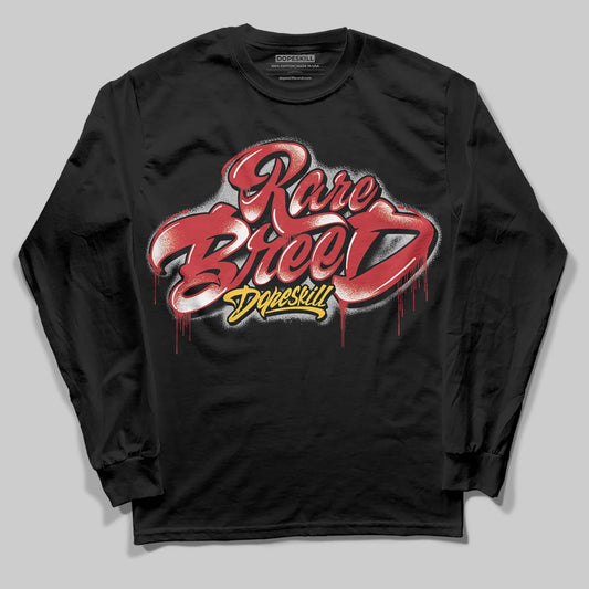 Jordan 14 Retro Ferrari (2025) DopeSkill Long Sleeve T-Shirt Rare Breed Type Graphic Streetwear - Black