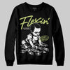 Jordan 5 “Luminous Green” DopeSkill Sweatshirt Flexin' Graphic Streetwear - Black