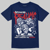 Jordan 11 “Rare Air” DopeSkill T-Shirt Distorted Realms Graphic Streetwear - navy