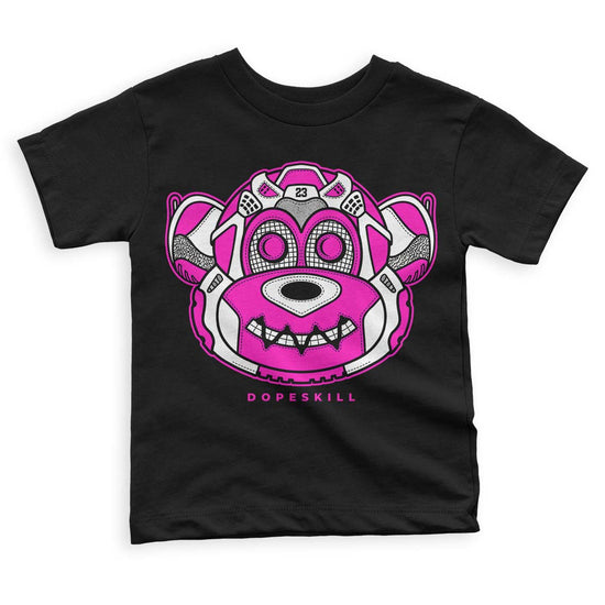 Dunk Low GS “Active Fuchsia” DopeSkill Toddler Kids T-shirt Monk Graphic Streetwear - Black