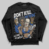 Jordan 1 Low Travis Scott x Fragment DopeSkill Long Sleeve T-Shirt Don't Kill My Vibe Graphic Streetwear - Black