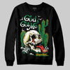 Jordan 5 “Lucky Green” DopeSkill Sweatshirt God Got Me Graphic Streetwear - Black