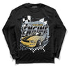 Jordan 13 “Blue Grey” DopeSkill Long Sleeve T-Shirt ENGINE Tshirt Graphic Streetwear - Black