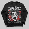 Grey Sneakers DopeSkill Long Sleeve T-Shirt Root of Evil Graphic Streetwear - black