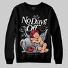 Jordan 5 Retro OG Black Metallic Reimagined DopeSkill Sweatshirt New No Days Off Graphic Streetwear - Black