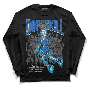 Jordan 11 Low “Space Jam” DopeSkill Long Sleeve T-Shirt Thunder Dunk Graphic Streetwear - Black