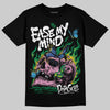 Green Sneakers DopeSkill T-Shirt Ease My Mind Graphic Streetwear - Black