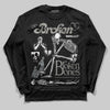 Jordan 9 Cool Grey DopeSkill Long Sleeve T-Shirt Broken Bones Graphic Streetwear - Black