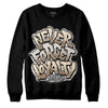 Jordan 5 SE “Sail” DopeSkill Sweatshirt Never Forget Loyalty Graphic Streetwear - black