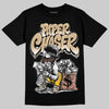 TAN Sneakers DopeSkill T-Shirt Paper Chaser Boy Graphic Streetwear - Black