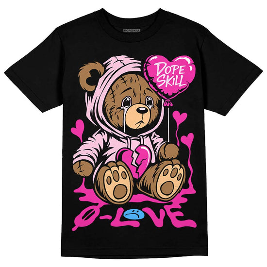 Dunk Low GS 'Triple Pink' DopeSkill T-Shirt Broken Bear Graphic Streetwear - black