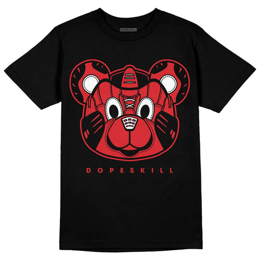 AJ 1 Retro High OG Patent Bred DopeSkill T-Shirt SNK Bear Graphic