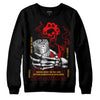 Red Sneakers DopeSkill Sweatshirt Show Me The Money Graphic Streetwear - Black