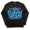 Jordan 2 Low "University Blue" DopeSkill Long Sleeve T-Shirt Queen Graphic Streetwear - Black