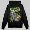 Neon Green Sneakers DopeSkill Hoodie Sweatshirt Keepin' It Real Graphic Streetwear - Black