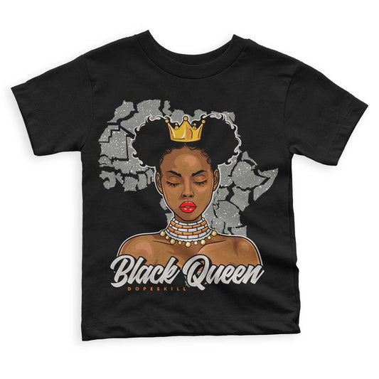 Jordan 5 Retro SE 'Craft' DopeSkill Toddler Kids T-shirt Black Queen Graphic Streetwear - Black