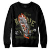 Olive Sneakers DopeSkill Sweatshirt True Love Will Kill You Graphic Streetwear - Black