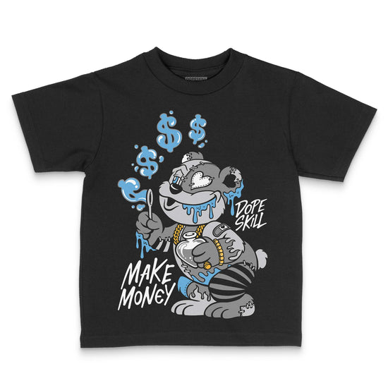 Grey Sneakers DopeSkill Toddler Kids T-shirt Make Money Graphic Streetwear  - black