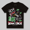 Jordan 3 Retro Black Cat DopeSkill Toddler Kids T-shirt Born To Be Rich Graphic Streetwear - Black